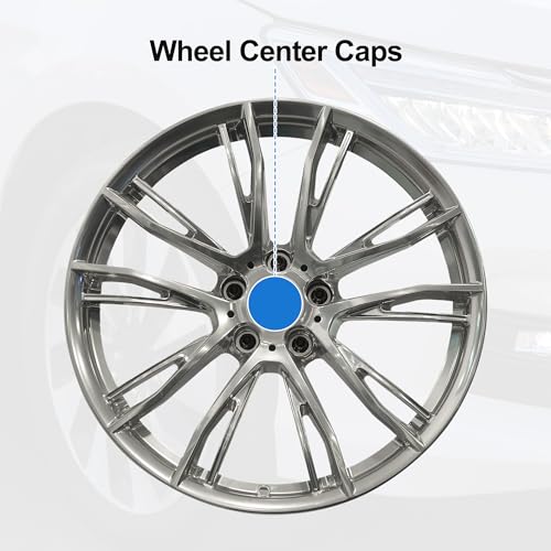 VekAuto 1 Pc Wheel Center Caps Hub Caps Rim Center Caps for Toyota FJ Cruiser 2010-2014 6 Cyl 4.0L Plastic Titanium Tone Wheel Caps Hubcap Center Covers - Image 3