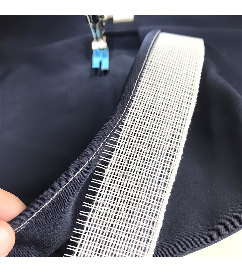 Premium Thick Fishbone Braid Tape 118.11 Inches Chiffon Edge Lining Reusable Tail Support For Wedding Dress - Image 1