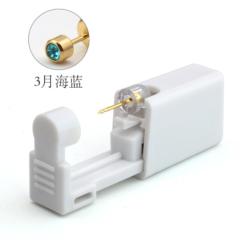 Second-Generation Disposable Ear Piercing Tool, Ear Piercing Gun, Ear Stud Gun, Ear Piercing Device, Ear Gun For Piercing Ear Cartilage And Creating Ear Holes - Image 1