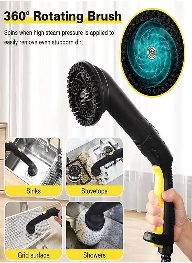 Steam Cleaner, 2000W Steam Mop, 5 Bar Steam Pressure, 2 Liter Tank Capacity, High Temperature Kills 99.99% of Viruses & Bacteria