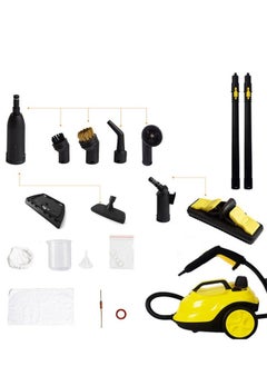 EzzySo Steam Cleaner, 2000W Steam Mop, 5 Bar Steam Pressure, 2 Liter Tank Capacity, High Temperature Kills 99.99% of Viruses & Bacteria  - Image 1