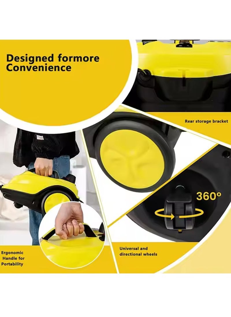 Steam Cleaner, 2000W Steam Mop, 5 Bar Steam Pressure, 2 Liter Tank Capacity, High Temperature Kills 99.99% of Viruses & Bacteria