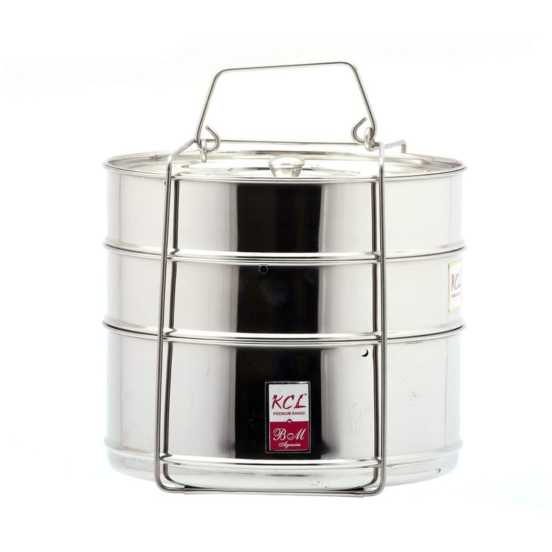 KCL Outer Lid Stainless Steel Cooker Separator, 10L, Silver - Image 4