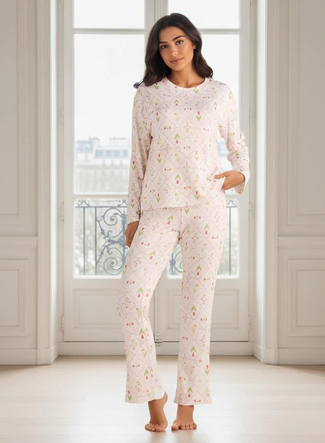 سبلاش فيڤ طقم بيجاما تي شيرت وبنطلون