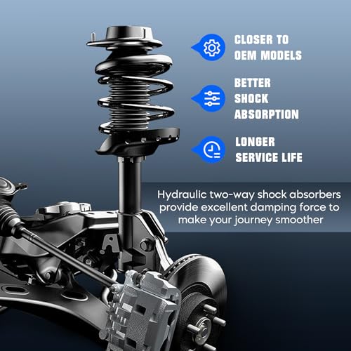 SEHNSUCHT Front Strut Shock Absorber w/Coil for Ford Escape FWD 2014 2015 2016 2017 2018 2019, Spring Strut Shock Spring Absorbe rAssembly Replace for 172751, 172750 - Image 5