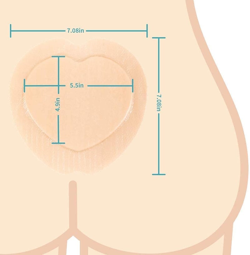 Dimora Sacrum Silicone Foam Dressing with Border Adhesive  Hydrocolloid Dressing 4 x 4 Sterile SelfAdhesive Patches - Image 2