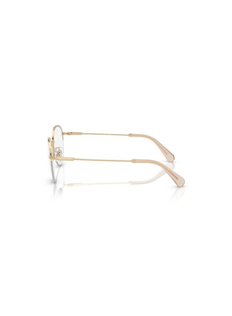SWAROVSKI Swarovski Woman Phantos  Eyeglasses- Sk 1004 - Lense Size:51Mm - Pale Gold - Image 2