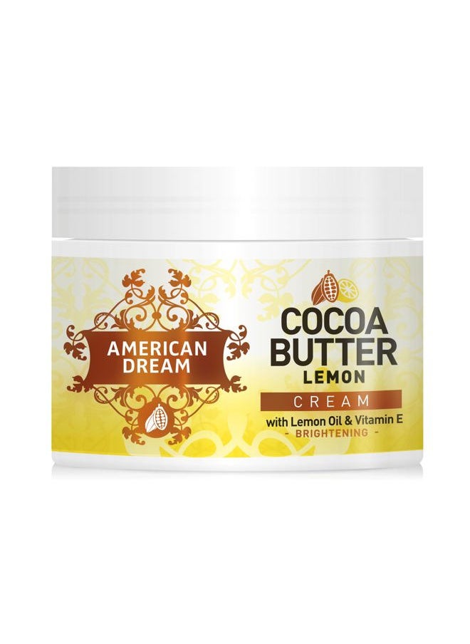 AMERICAN DREAM Cocoa Butter Lemon Cream With Lemon Oil & Vitamin E 500ml 