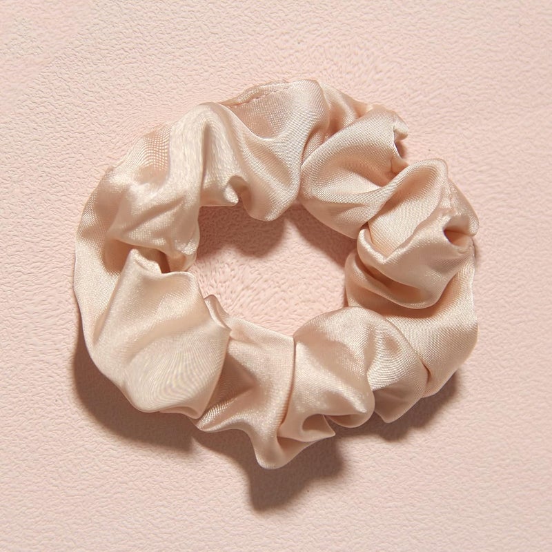 LFOUVRE Hair Scarf Scrunchies for Women, Scarf Scrunchies, 2pcs Knotted Scarf Hair Ties for Girls,Silky Satin Hair Scarf Headband, Elastic Hair Bands Ribbon Scrunchy, Ponytail Holder Hair Accessories - Image 4