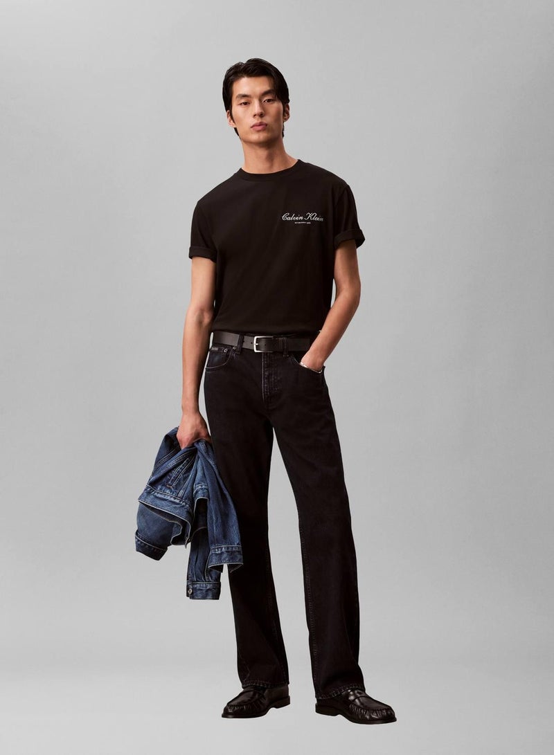 Calvin Klein Jeans Embroidered Logo T-Shirt - Image 2