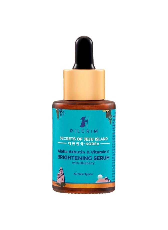PILGRIM Alpha Arbutin And 3% Vitamin C Brightening Face Serum For Glowing Skin 30Ml  - Image 1