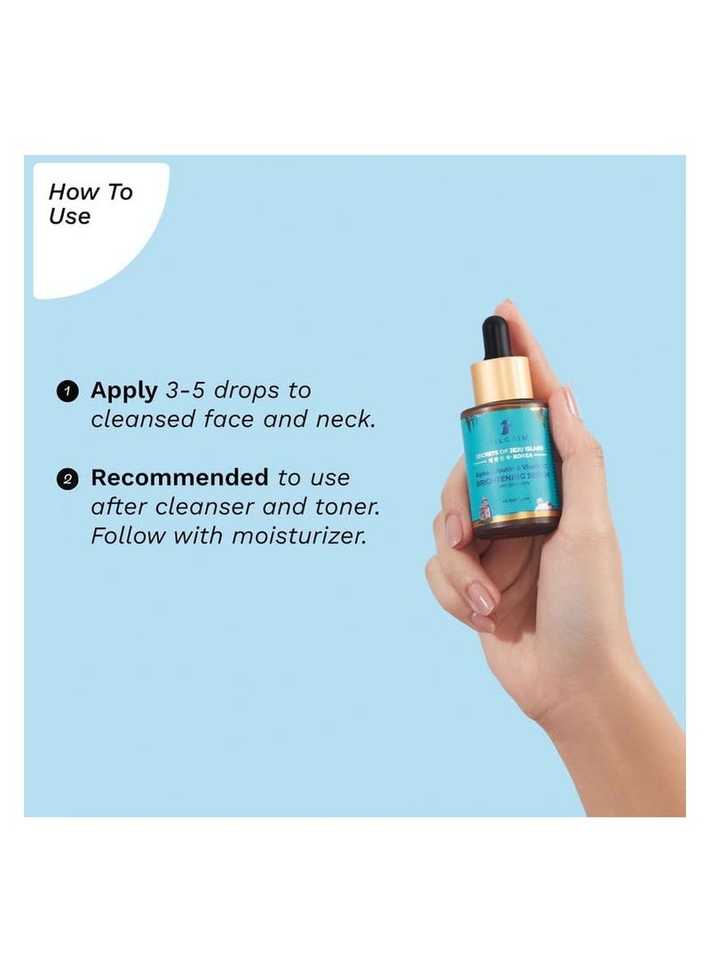 PILGRIM Alpha Arbutin And 3% Vitamin C Brightening Face Serum For Glowing Skin 30Ml  - Image 5