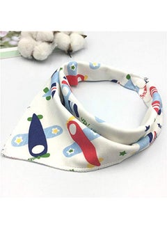 BabyGo Cotton Soft Adjustable Feeding Baby Bandana Bib Apron - Set Of 3 (Random Color)  - Image 4