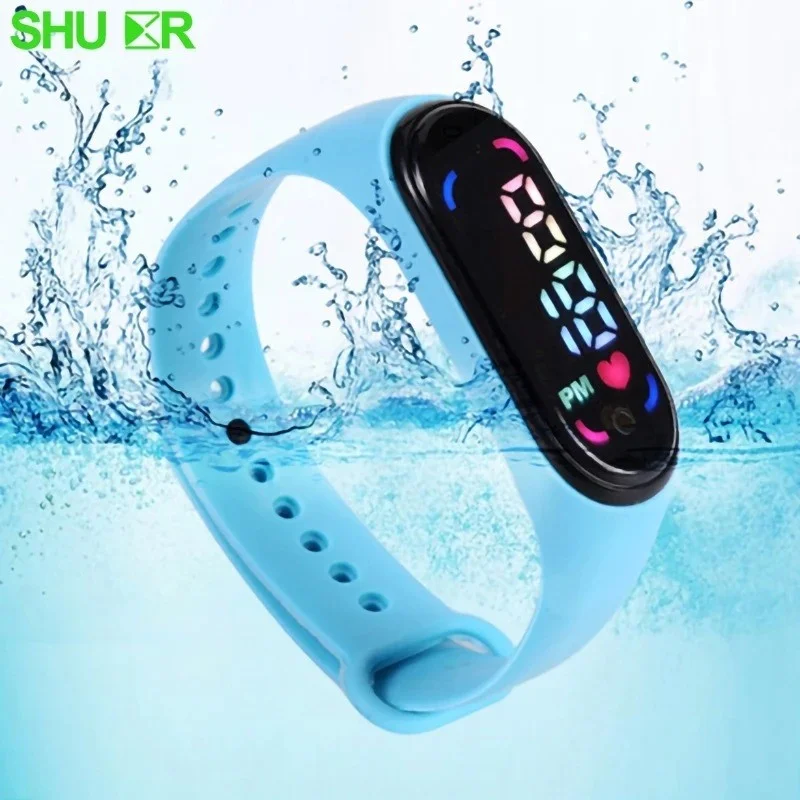 Dzc Kuzenler Avm Dzc Cousins ​​Avm Laci Spider Spderman LED Touch Screen Digital Children and Youth Wristwatch (They Are Not Smart)