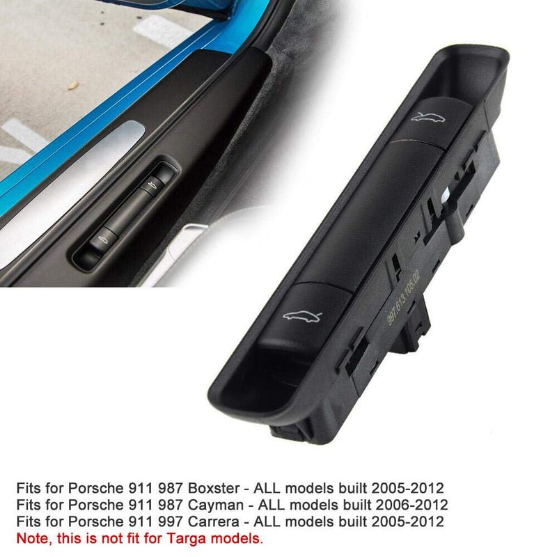 Surwit 99761310502A05 Hood and Decklid Release Switch Interior Switch Cover For Porsche 911 Boxster Cayman Carrera 2005-2012 - Image 2