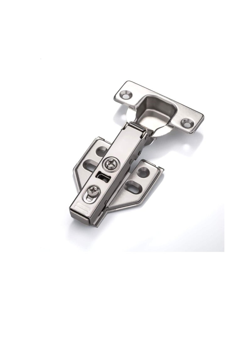 Frameless Cabinet Door Concealed Hinges,Soft-Close,European Inset,Full Overlay,Half Overlay, Nickel Plated For Kitchens, Bathrooms (4 PAIR, Full Overlay) - Image 3