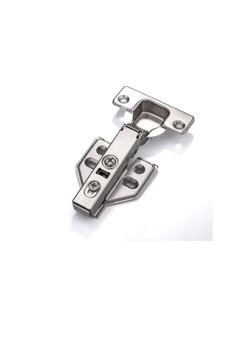 Frameless Cabinet Door Concealed Hinges,Soft-Close,European Inset,Full Overlay,Half Overlay, Nickel Plated For Kitchens, Bathrooms (4 PAIR, Full Overlay) - Image 2