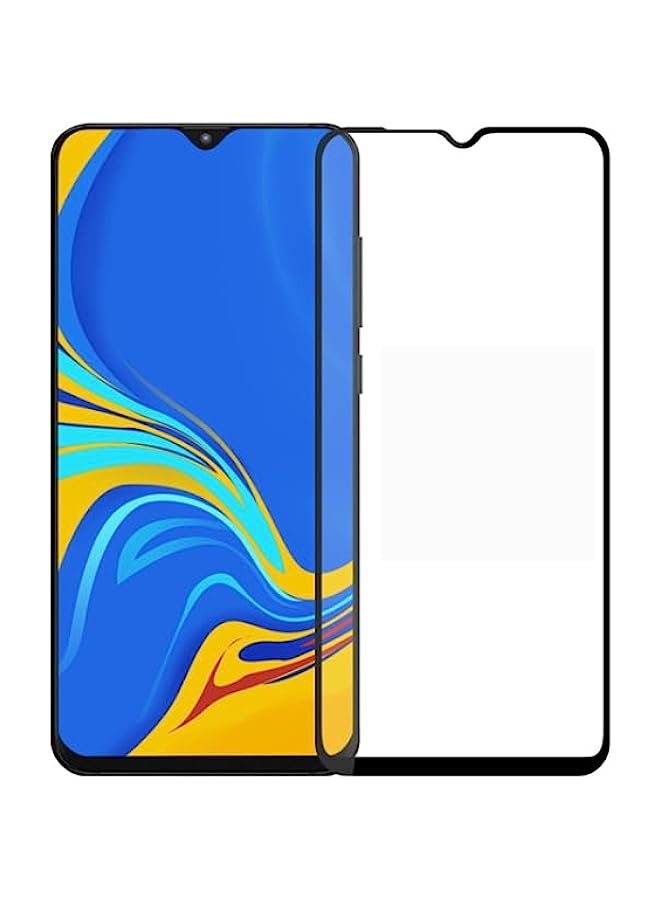 MOFI Tempered Glass Screen Protector Compatible MOFI 9H 2.5D Full Screen Tempered Glass Film for Galaxy A10 Black - Image 1