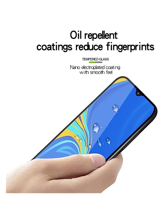 MOFI Tempered Glass Screen Protector Compatible MOFI 9H 2.5D Full Screen Tempered Glass Film for Galaxy A10 Black - Image 5