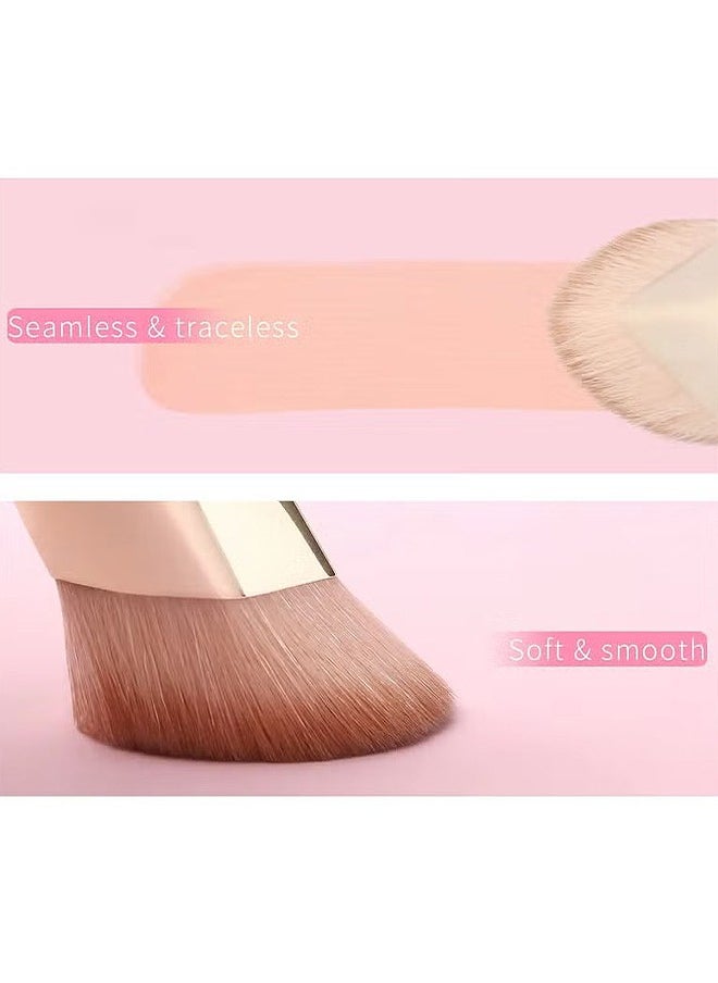 HS - 2 PCS Concealer Brush, Angled Concealer Brushes For Under Eye, Precision Face Blending Blush Brush, Foundation Concealer For Dark Circles, Make Up Nose Contour Brush Applicator - Image 1