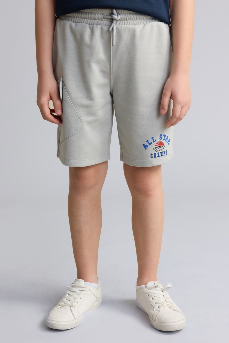 DeFacto Grey Boy Boy Regular Fit Sports Shorts Casual - Image 3