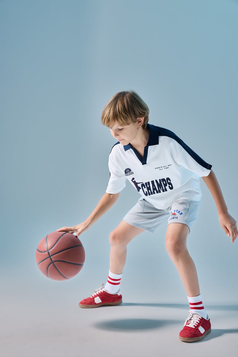 DeFacto Grey Boy Boy Regular Fit Sports Shorts Casual - Image 2