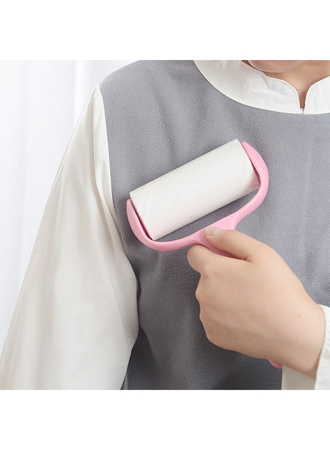 Hair Remover Lint Roller Kit with 9 Refill White, Adhesive Lint Brush for Clothes,Carpet, Car Seats, Dust,Dogs, Cats Assorted  - Image 2