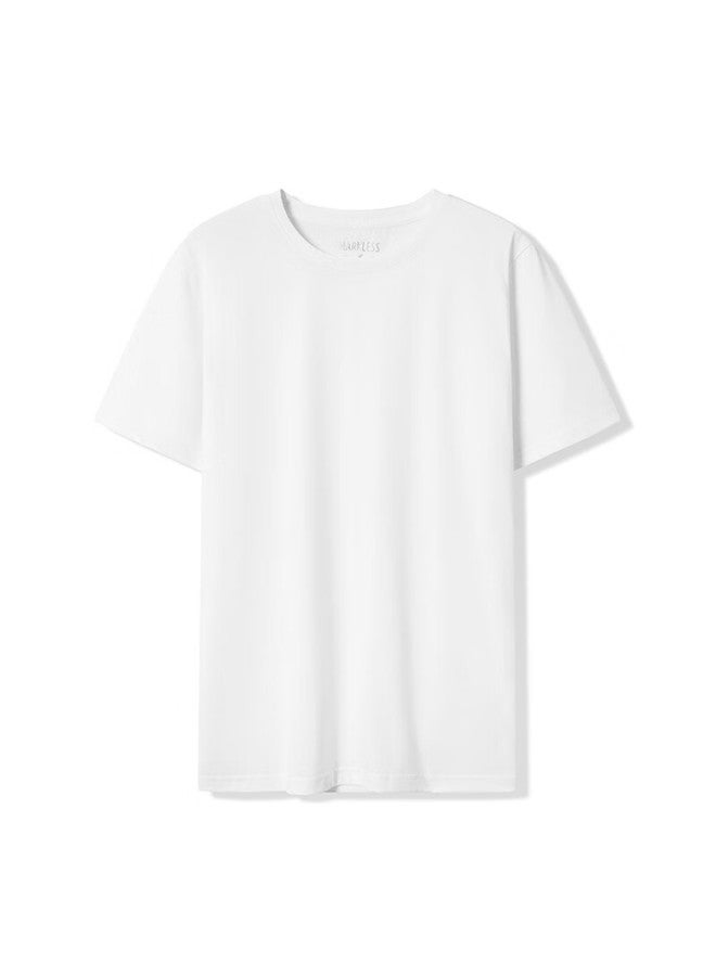 Markless تي شيرت رجالي، قميص داخلي بأكمام قصيرة بلون صلب Txa5630m، Yunfeng White، XL - Image 5