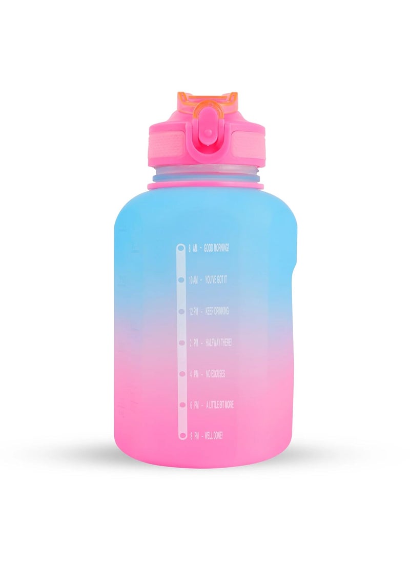 Hamster London HAMSTER LONDON Pink Dumbbell Bottle | Stylish and Durable Water Bottle for Gym, Office, and Travel | 1050ml (Pink)  - Image 1
