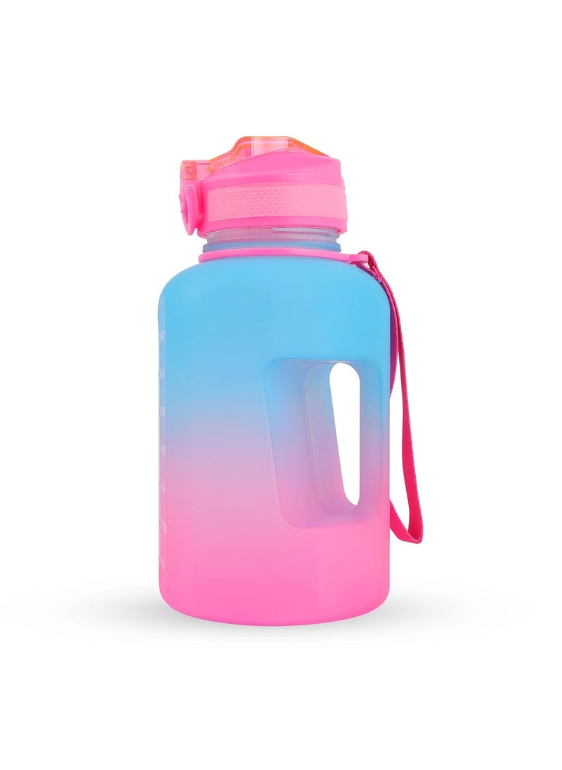 Hamster London HAMSTER LONDON Pink Dumbbell Bottle | Stylish and Durable Water Bottle for Gym, Office, and Travel | 1050ml (Pink)  - Image 2