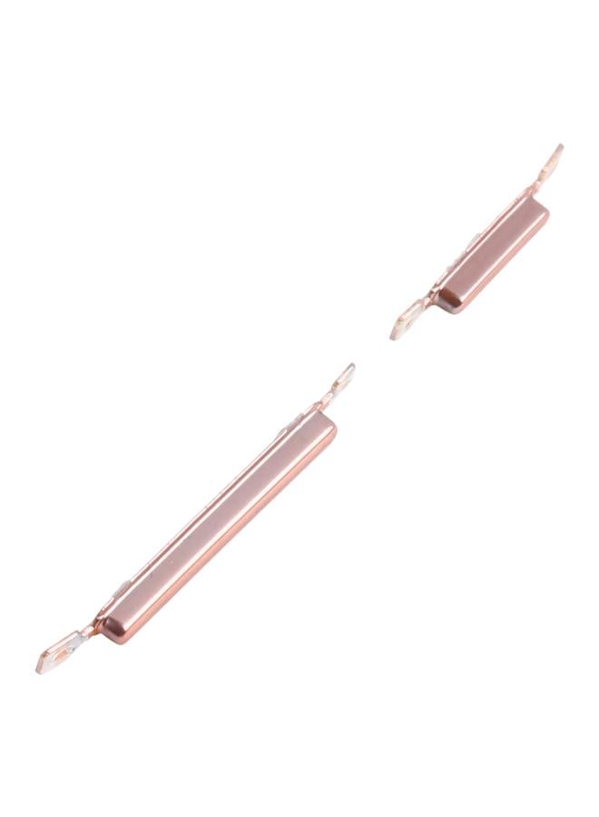 erorex Power Button and Volume Control Button for Motorola Moto G9 Plus XT2087-1 (Gold) - Image 1