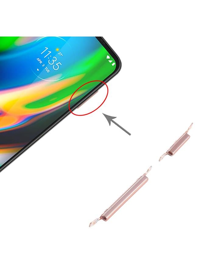 erorex Power Button and Volume Control Button for Motorola Moto G9 Plus XT2087-1 (Gold) - Image 4