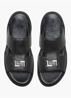 DUCHINI Men's Solid Slip-On Sandals  - Image 1