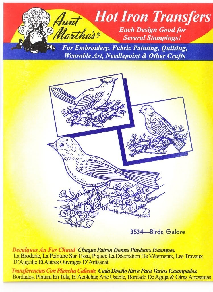 Aunt Martha's Hot Iron Transfers #3534 Birds Galore - Image 5