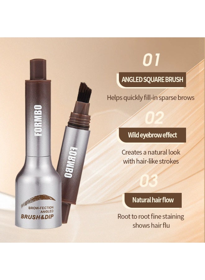 ل إم بي أو صبغة حواجب، جل حواجب شبه دائم، صبغة حواجب، وشم حواجب مقاوم للماء والتلطيخ يدوم طويلًا، صبغة حواجب فورية، صبغ شعر للاستخدام المنزلي في الصالونات، 3 غرام - Image 3