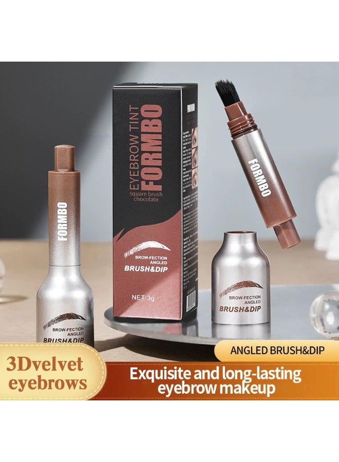 ل إم بي أو صبغة حواجب، جل حواجب شبه دائم، صبغة حواجب، وشم حواجب مقاوم للماء والتلطيخ يدوم طويلًا، صبغة حواجب فورية، صبغ شعر للاستخدام المنزلي في الصالونات، 3 غرام - Image 2