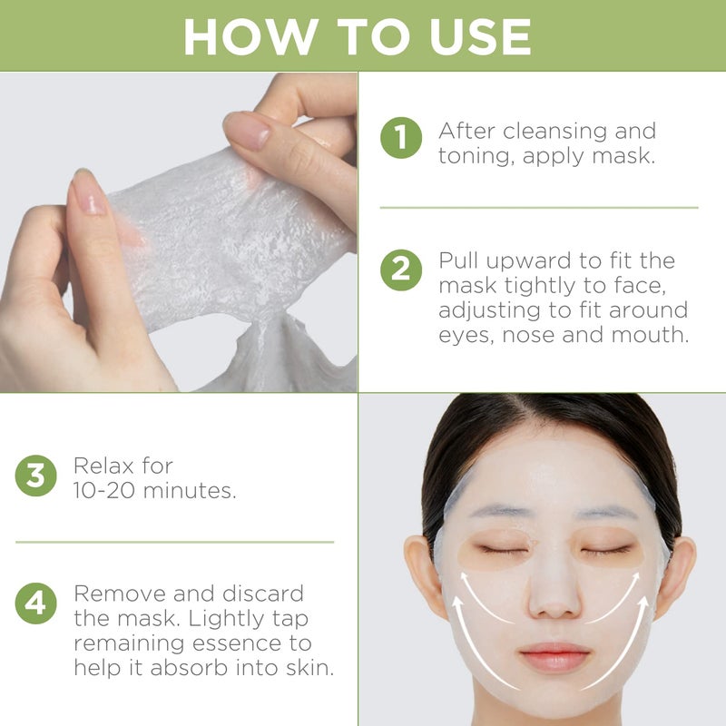 Mediheal Official Best Korean Sheet Mask - Tea Tree Essential Face Mask 4 Sheets Skin Soothing Treat Blemishes Sebum Control For All Skin Types - Image 5
