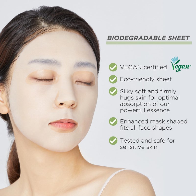 Mediheal Official Best Korean Sheet Mask - Tea Tree Essential Face Mask 4 Sheets Skin Soothing Treat Blemishes Sebum Control For All Skin Types - Image 4