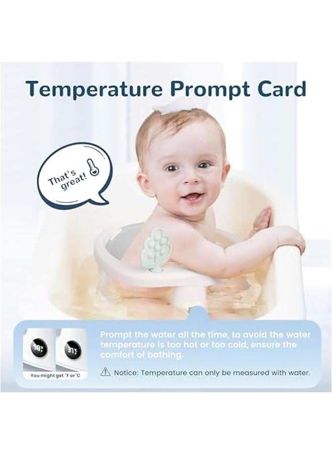 ميكسد Baby Bath Seat for Babies 6 Months & Up, Non-Slip Toddler Bath Seat for Baby Sitting Up, Safe Baby Bath tub Seat with Suction Cups, Soft Cushion, 5 Baby Bath Toys, Gray  - Image 3