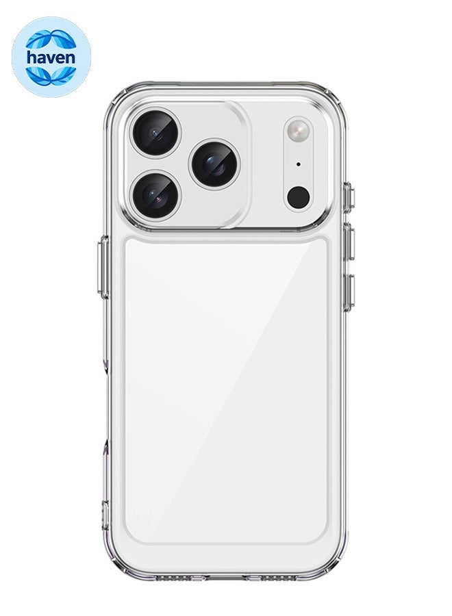 هافن آيفون 17 برو غطاء الحالة، رقيقة مقاومة للخدش مكافحة السقوط، مكافحة الأصفر - واضح - Image 1