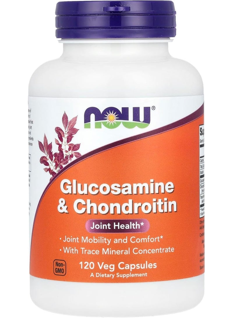 now Glucosamine & Chondroitin 120 Veg Capsules - Image 1