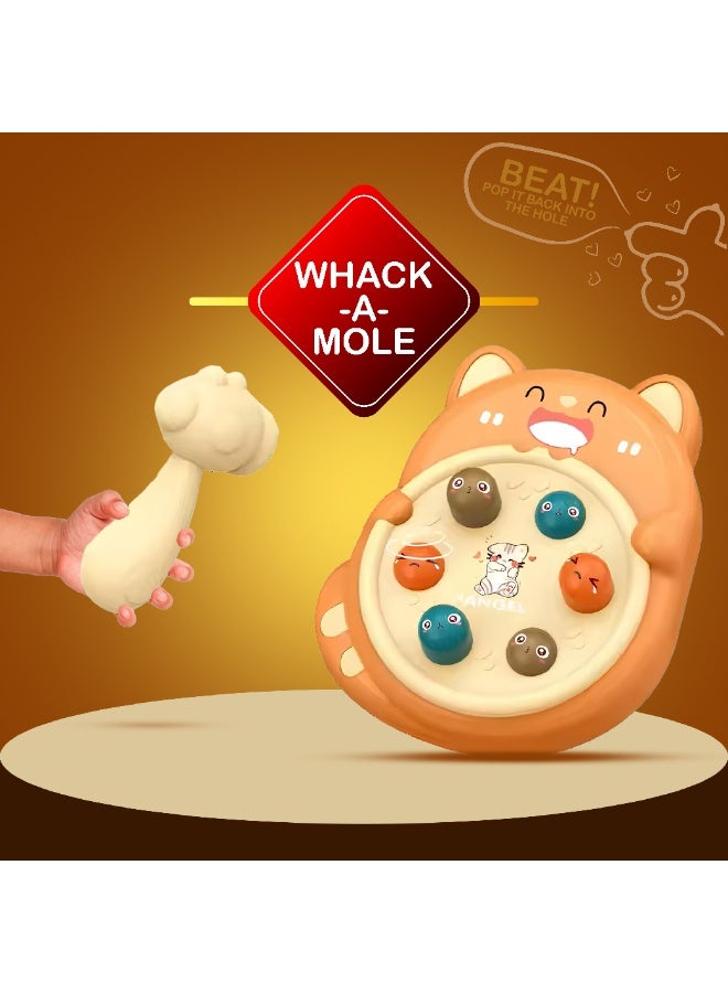 Interactive Animal Whack-a-Mole Toy for Kids – Fun Learning Hammer Game with Cute Cartoon Design – Hand-Eye Coordination Development – Safe, Durable & Educational Gift for Toddlers and Children - Image 2