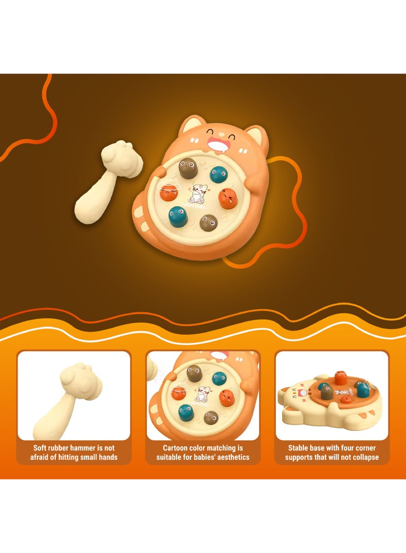 Interactive Animal Whack-a-Mole Toy for Kids – Fun Learning Hammer Game with Cute Cartoon Design – Hand-Eye Coordination Development – Safe, Durable & Educational Gift for Toddlers and Children - Image 4