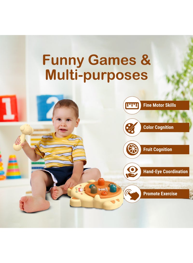 Interactive Animal Whack-a-Mole Toy for Kids – Fun Learning Hammer Game with Cute Cartoon Design – Hand-Eye Coordination Development – Safe, Durable & Educational Gift for Toddlers and Children - Image 3