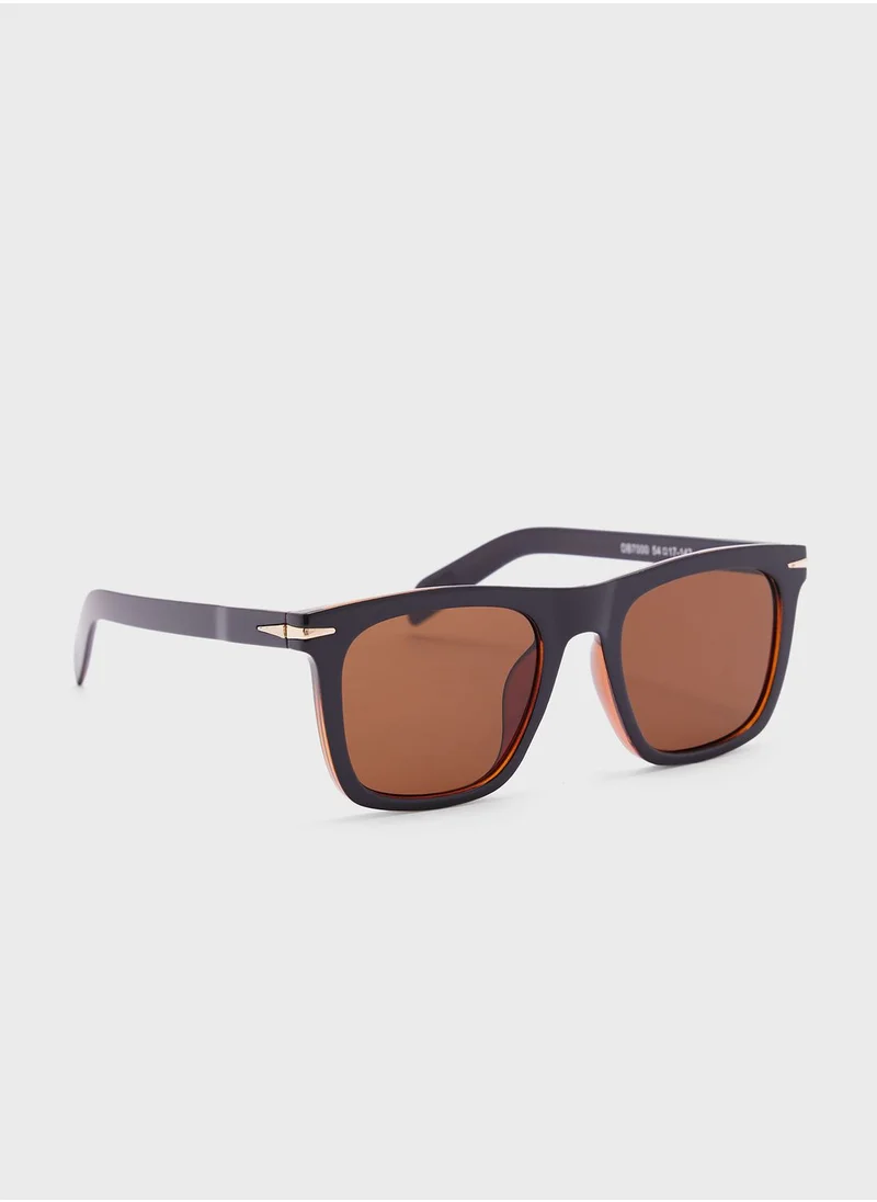 Seventy Five Square Frame Wayfarer Sunglasses