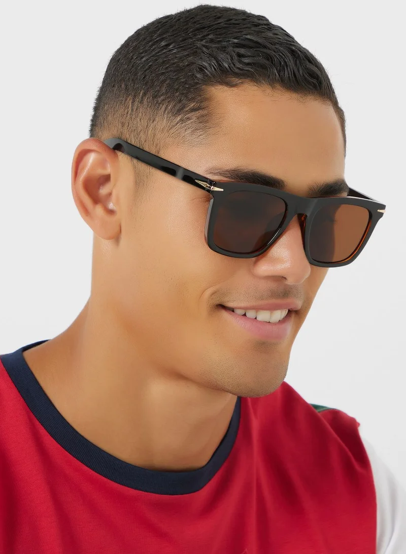 سفنتي فايف Square Frame Wayfarer Sunglasses