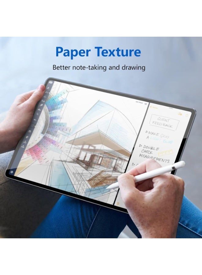 Detachable Paper-feel Screen Protector for iPad 12th(A18)2026/iPad 11th(A16) 2025/iPad 10th 10.9inch 2022, Reusable Nano Strip, Easy Install & Detach, Anti-Glare, Draw and Sketch Like on Paper - Image 5