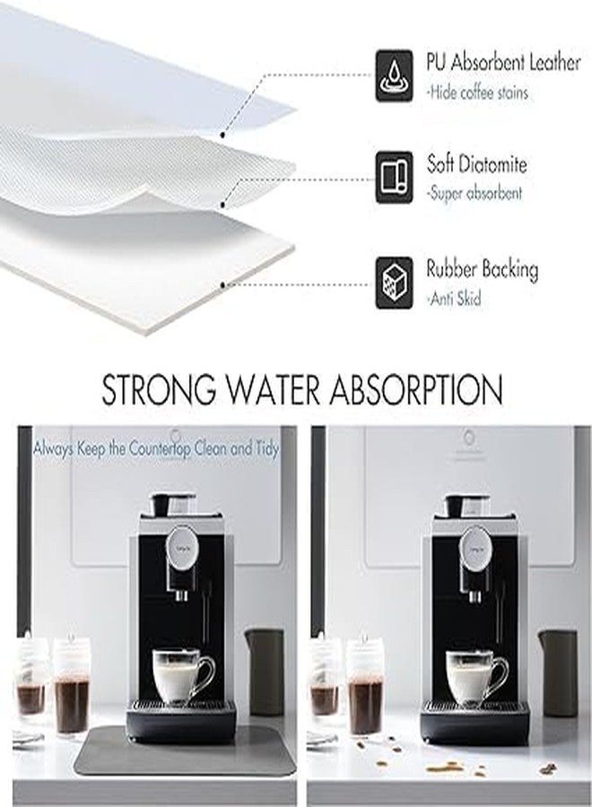 BROOKITCHEN Kitchen Mat for Wet Utensil, Utensil Drying mat, Dish Drying Mat, Water Absorbing mat for Kitchen, Kitchen Super Absorbent Draining mat (60cm X 40cm) (multicolor) (Pack of 1) - Image 4