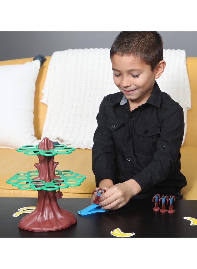 Pressman Jumpin' Monkeys: Catapult Your Monkeys Into The Tree to Win, Multi, 5" - Image 4