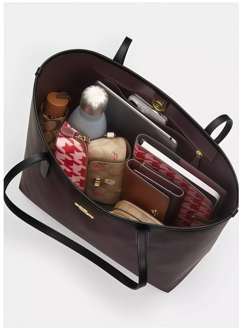 كوتش اوت ليت حقيبة توتي كوتش سيتي من القماش المميز للأزياء النسائية، حقيبة متعددة الاستخدامات بسعة كبيرة، حقيبة كبيرة الحجم تُحمل باليد أو على الكتف - Image 3